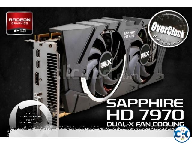 Sapphire RADEON HD7970 3GB GDDR5 Ghz Edition Graphics Card large image 0