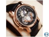 Rose GOld COlour Montblanc Nicolas Rieussec Chronograph