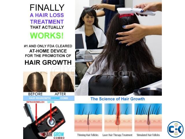 Hair Re-growth laser comb massager large image 0