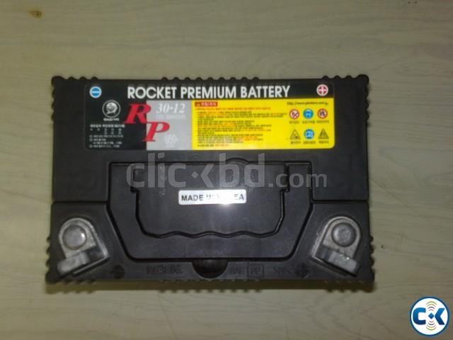 ROCKET PREMIUM BATTERY 12V 30AH large image 0