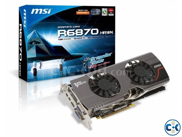 R6870 HAWK Twin Frozr iii 1GB GDDR5 256bit card large image 0