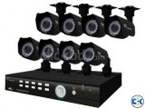 8 Channel Jovision DVR With 8 Unit Security Camera