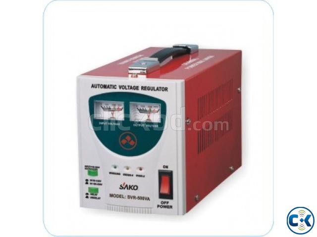 Power On Stabilizer SAKO SVR- 650 va Servo Type large image 0