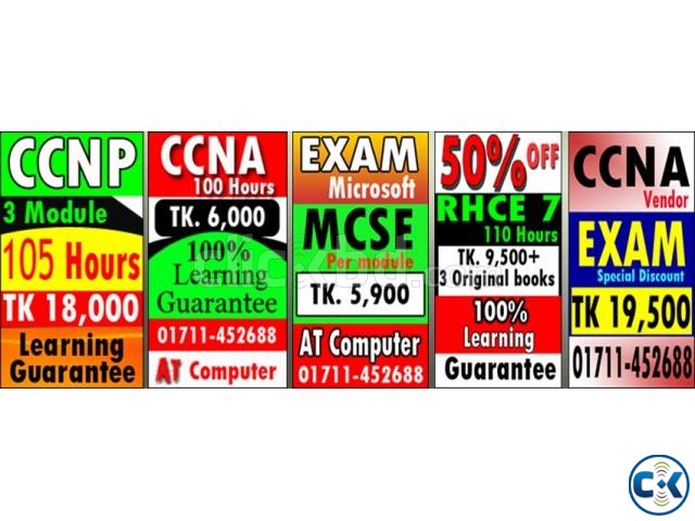 SPECIAL OFFER FOR CCNA VENDOR EXAM large image 0