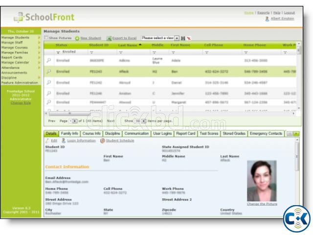 Student information system for School large image 0