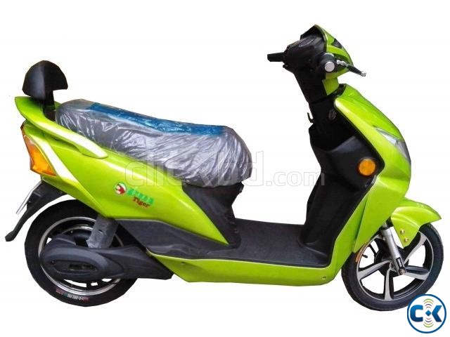 Green tiger e shop bike