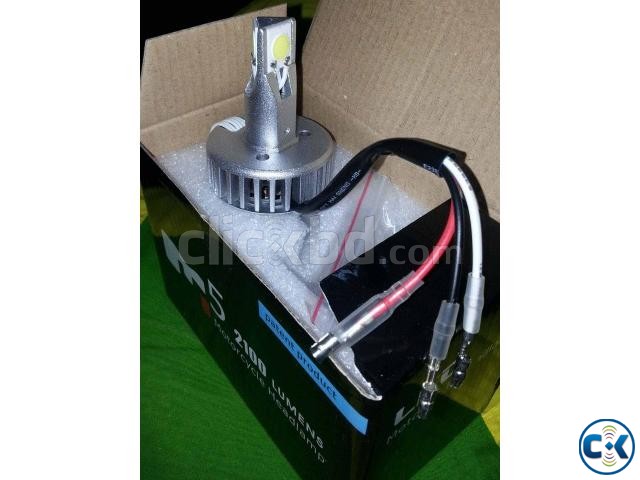 3 side LED motorcycl headlight large image 0