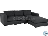 Comfortable Black L Shape Sofa