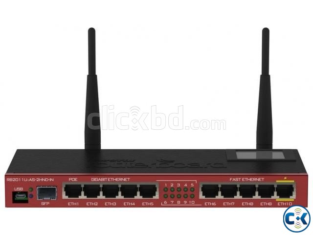 MIKROTIK Ethernet Router RB 2011UiAS-2HnD-IN large image 0