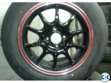 185 65R15 Bridgestone Tire with Alloy wheels