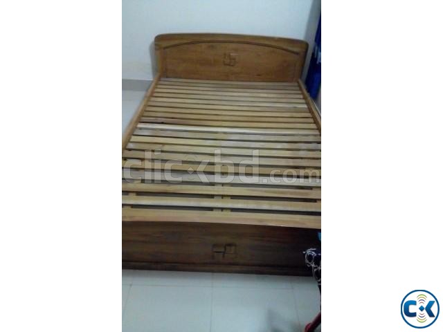 Shegun wood made bed large image 0