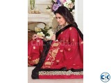 Marron tussar silk weaved saree in black saree border