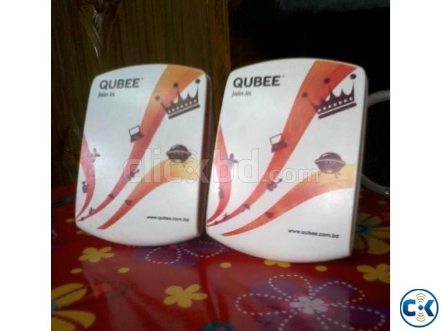 Qubee prepaid modem 4mbp speed unlimited validity large image 0