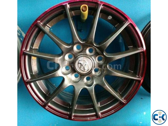 Brand New TOYOTA 14 4 NUT ALLOY WHEELS SET large image 0