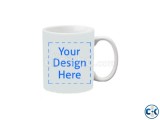 White photo Mug. customizable 