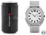 Fastrack Casual Analog Silver White Dial Men s Watch