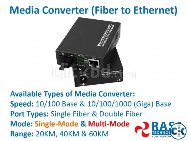 Media Converter Fiber to Ethernet  large image 0