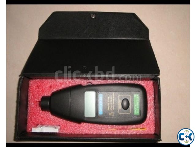 PHOTO TACHOMETER LINE SPEED METER Laser Type  large image 0