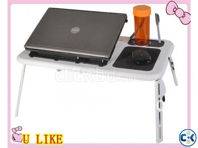 Laptop Bed Desk With Cooler large image 0