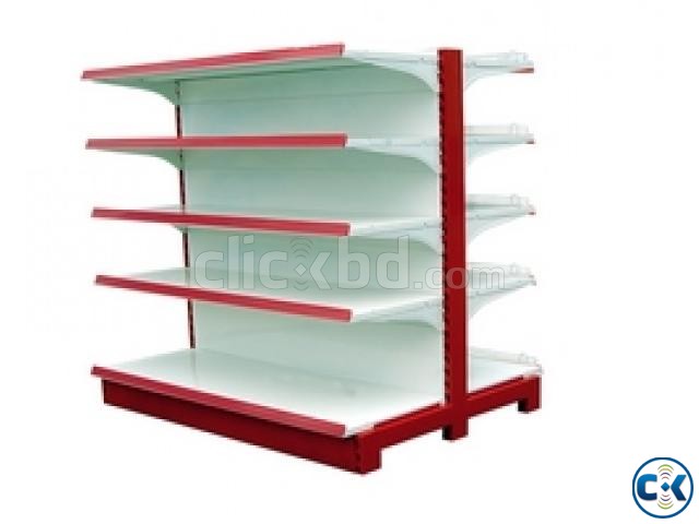 Double gondola shelves for shop 007  large image 0