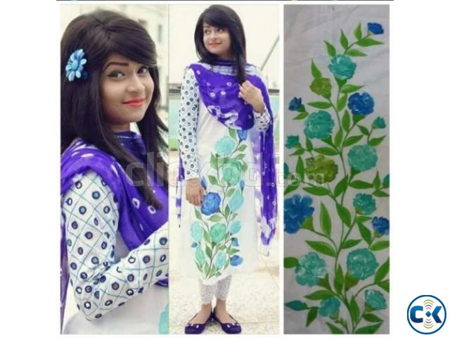 Hand Art Dress Only 850 Taka large image 0