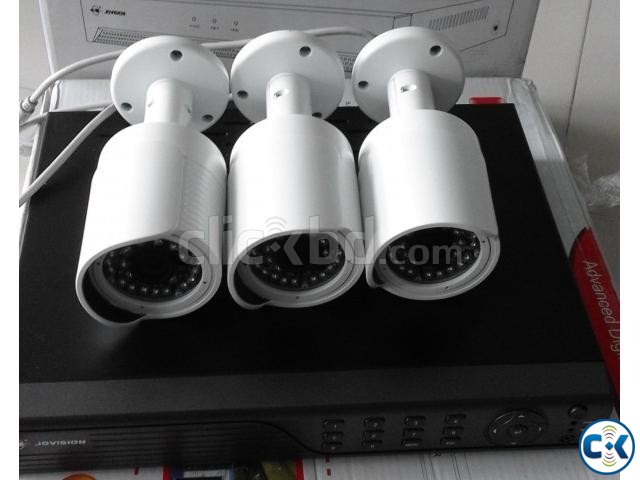 4-Pcs HD CCTV Camera Complete Package large image 0