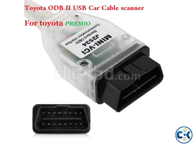 Toyota OBD II USB Cable Software for your car large image 0