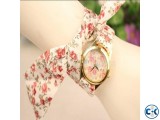 Cloth Belt Ladies Watch