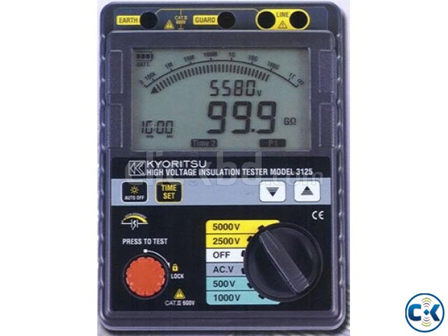 High Voltage Insulation Tester in Bangladesh KYORITSU 3125 large image 0