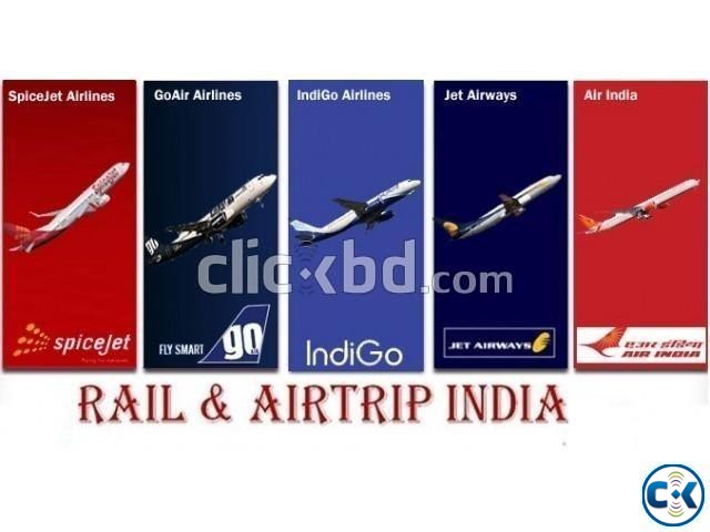 Indian Rail Ticket Air Ticket Hotel Booking Service large image 0