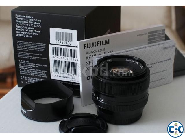 Fujifilm 35mm f1.4 prime lens for Fuji X-bodies large image 0