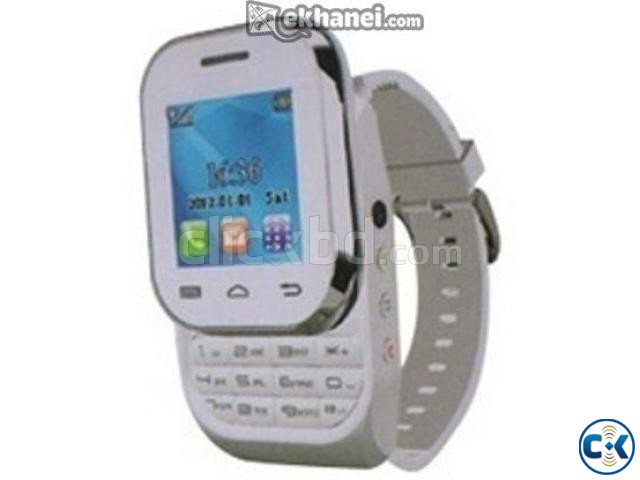 W1 MOBILE WATCH PHONE SMART FASHIONABLE DUAL SIM MOBILE WATC large image 0