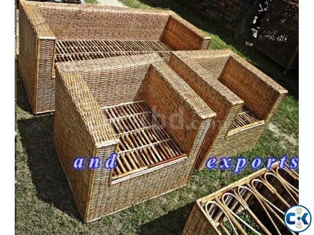 cane sofa in a cheap price large image 0