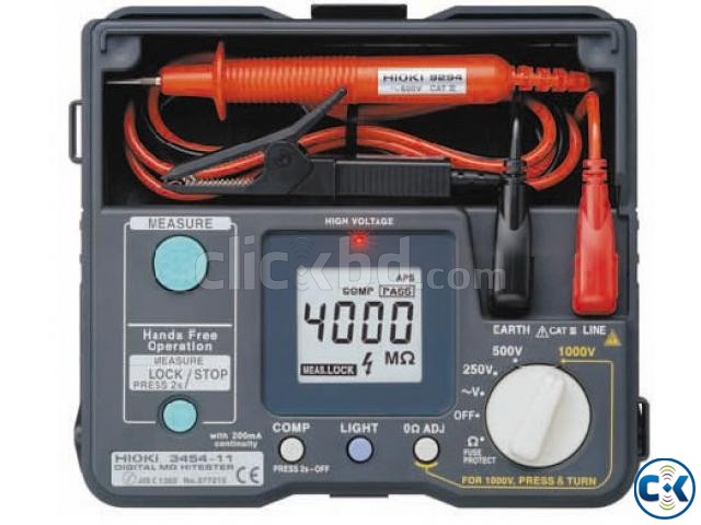 Digital High Voltage Insulation Tester in Bangladesh Hioki 3 large image 0