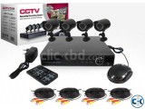 HD 4Channel HD DVR Kit 4 CCTV Camera