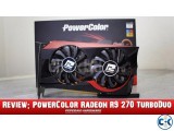 PowerColor TurboDuo R9 270 2GB GDDR5 OC Graphics Card