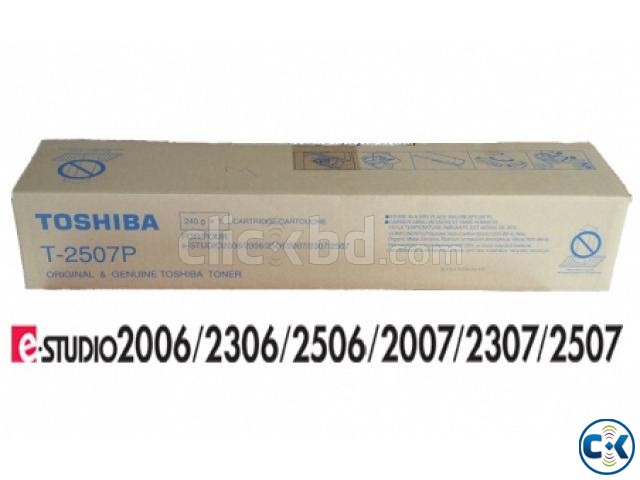 Toshiba T-2507P P C E Black Genuine Copier Toner Cartridge large image 0
