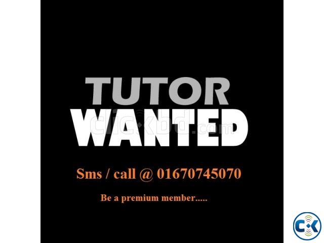 TUTOR WANTED IN BARIDHARA DOHS large image 0