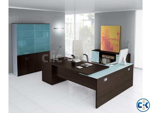 Chief executive office table for commercial use large image 0