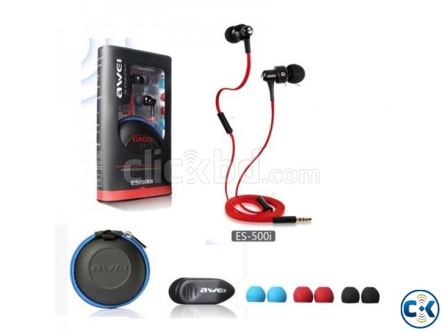 Awei Super Bass Earphones Mic ES-500i. large image 0