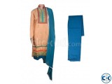 Un-stitiched Embroidery Three Piece