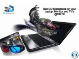 Best 3D Experince on your Laptop, Monitors and TV's @999