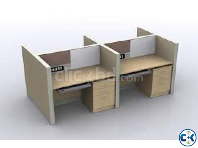 Wooden workstation large image 0