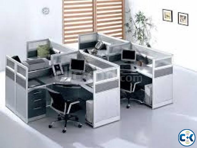 Office Pattion Fabrics Partiton low Height Partition work large image 0