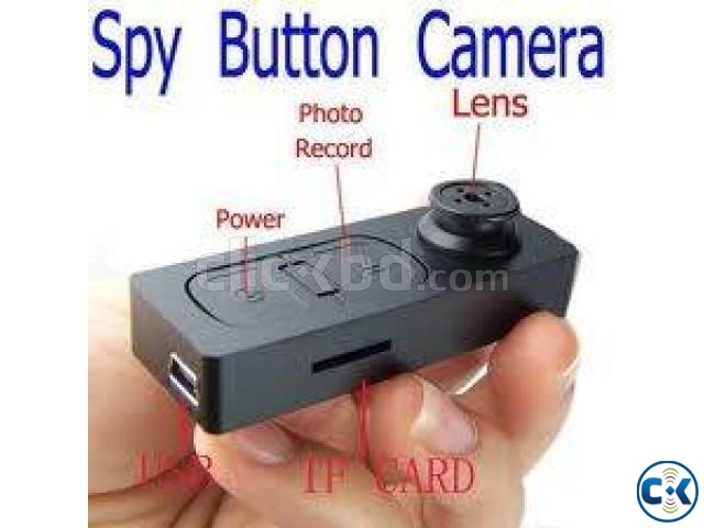 32GB SPY BUTTON 720P large image 0