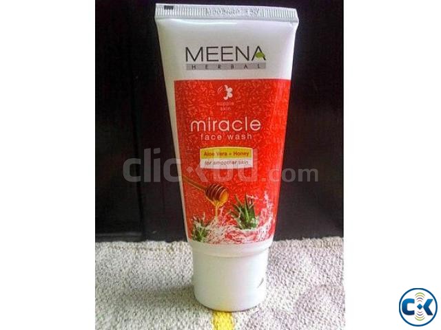 Meena herbal miracle face wash large image 0