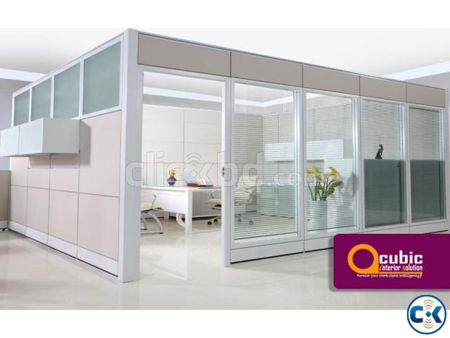 Office glass wall partition bd large image 0