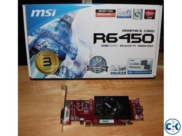 Radeon HD 6450 2GB DDR3 Graphics card large image 0