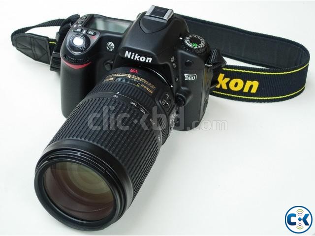 Nikon D80 DSLR Camera With 18mm-105mm Lens large image 0
