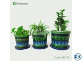 Pure green feel plants tree set